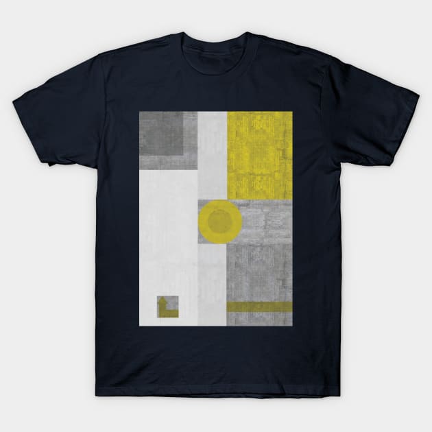 Textured Bauhaus Modernism T-Shirt by modernistdesign